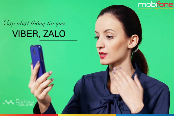 Cách cập nhật thông tin chính chủ Mobifone qua Zalo, Viber