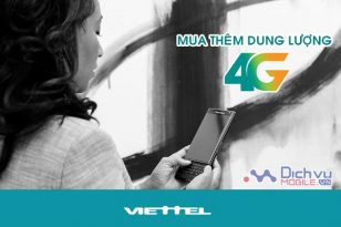 Hướng dẫn mua thêm dung lượng 4G mạng Viettel