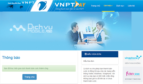 Hướng dẫn sử dụng ứng dụng thanh toán online VNPT Pay bước 7