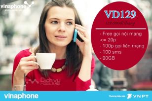 Hướng dẫn đăng ký gói VD129 mạng Vinaphone