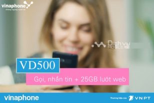 Hướng dẫn đăng ký gói cước VD500 của nhà mạng Vinaphone