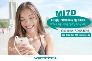 Hướng dẫn đăng ký gói MI7D mạng Viettel