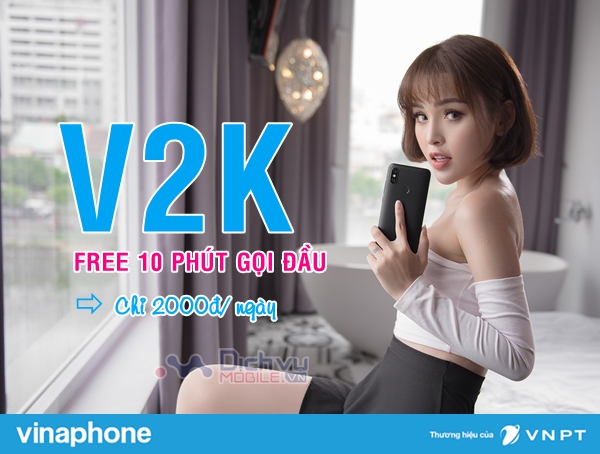 Gọi thoại Free mỗi ngày với gói V2K mạng Vinaphone