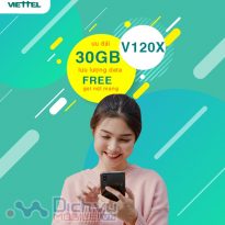 Tha hồ gọi free nhận thêm 30GB khi đăng ký gói V120X Viettel