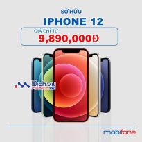 HOT: Mua điện thoại iPhone 12 tại Mobifone chỉ từ 9,890,000đ