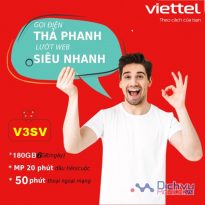 Cách đăng ký gói V3SV Viettel nhận 6GB/ ngày gọi nội ngoại mạng tẹt ga