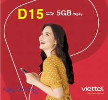 Hướng dẫn đăng ký gói D15 Viettel nhận 5GB/ ngày tha hồ lướt web