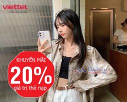 Viettel khuyến mãi tặng 20% thẻ nạp duy nhất ngày vàng 31/10/2021