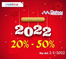Khuyến mãi thẻ nạp Mobifone ngày 2/1/2022