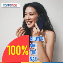 Mobifone khuyến mãi 100% giá trị thẻ nạp ngày cuối năm 31/12/2021
