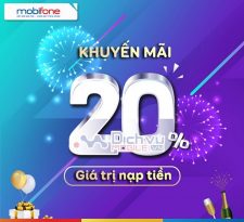 Khuyến mãi thẻ nạp Mobifone ngày 16.1.2022