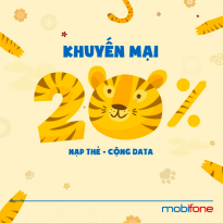 Mobifone khuyến mãi nạp thẻ tặng data duy nhất ngày 16/2/2022
