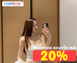 Mobifone khuyến mãi 20% giá trị thẻ nạp cục bộ duy nhất 16/4/2022
