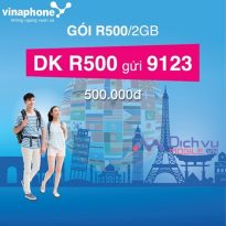 Gói cước R500 mạng Vinaphone