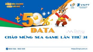 Tăng 50% data chào mừng SEA GAME lần thứ 31