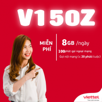 Hướng dẫn đăng ký gói V150Z Viettel nhận combo 180GB và miễn phí gọi 