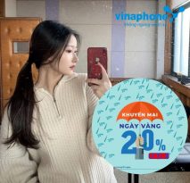 Vinaphone khuyến mãi 20% giá trị thẻ nạp duy nhất 16/8/2022