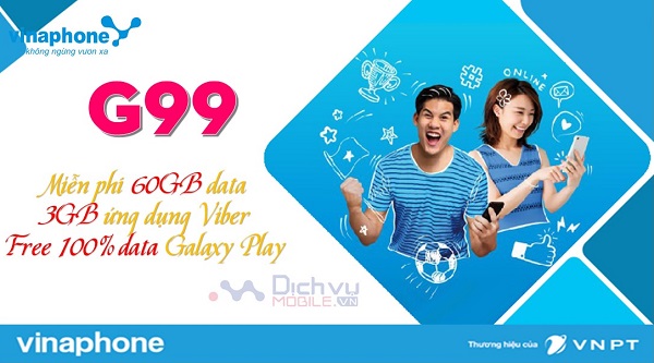 Hướng dẫn đăng ký gói cước G99 Mobifone ưu đãi 60GB data kèm tiện ích hấp dẫn