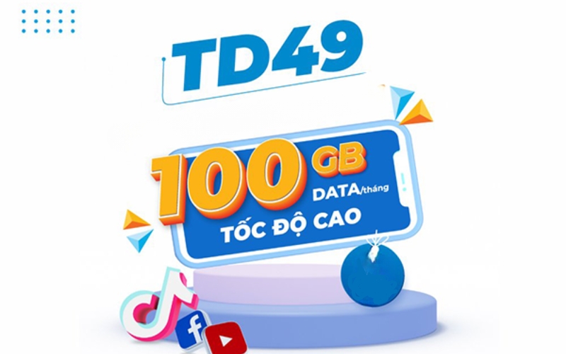 đăng ký gói cước TD49 12T