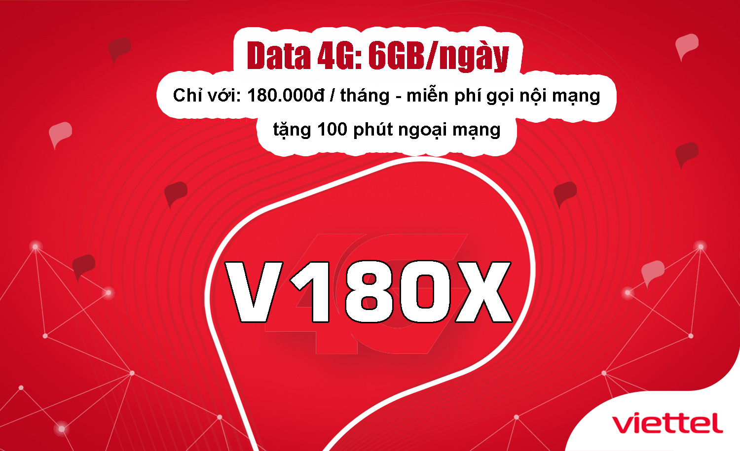 Gói V180X Viettel