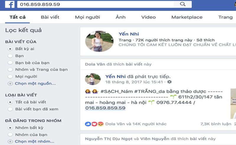 Sử dụng mạng xã hội Facebook