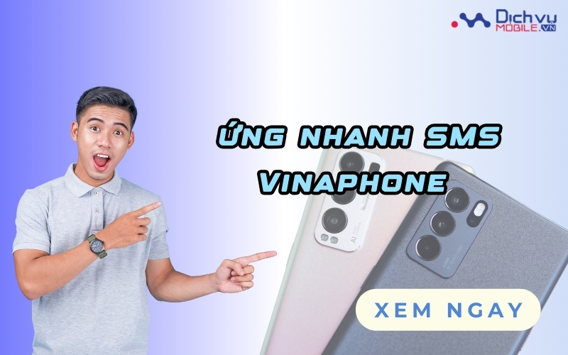 Ứng nhanh SMS nội mạng và ngoại mạng cho sim Vinaphone