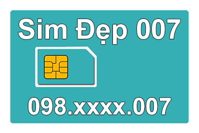 sim số đuôi 007