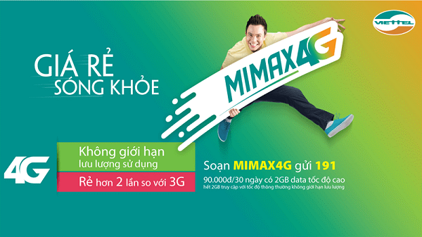 đăng ký gói Mimax S M của Viettel
