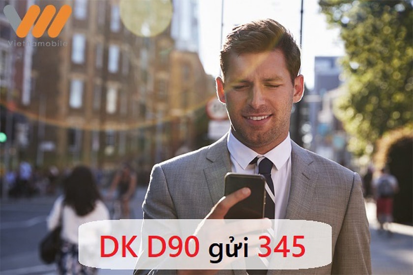 Đăng ký gói D90 Vietnamobile 4GB/ngày cho tất cả thuê bao