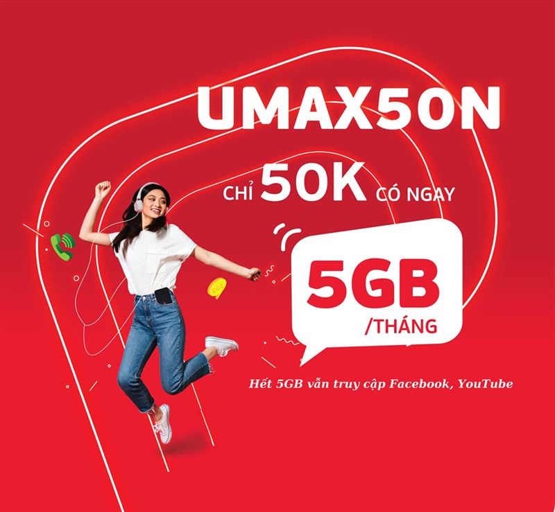 Đăng ký gói MiMax50 Viettel có ngay 2GB chỉ 50.000đ