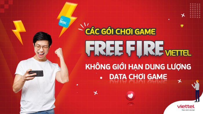 Gói Data free fire Viettel miễn phí chơi game Free Fire không giới hạn