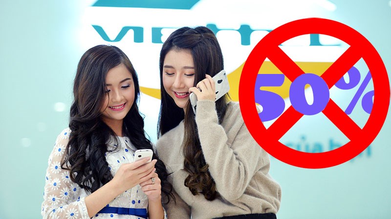 Mobifone, vinaphone, Viettel chỉ được khuyến mãi tối đa 20% thẻ nạp?