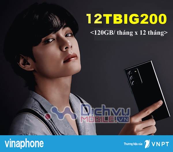 Hướng dẫn đăng ký gói cước 12TBIG200 Vinaphone nhận ưu đãi hấp dẫn