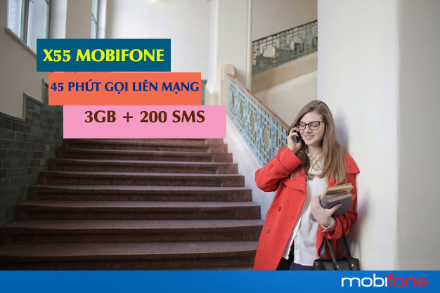 Hướng dẫn đăng ký gói X55 Mobifone gọi lướt web thả ga chỉ 55,000đ
