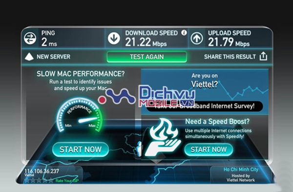 Các công cụ cho phép người dùng biết được gói 3G hiện tại có đang bị hạ băng thông hay không
