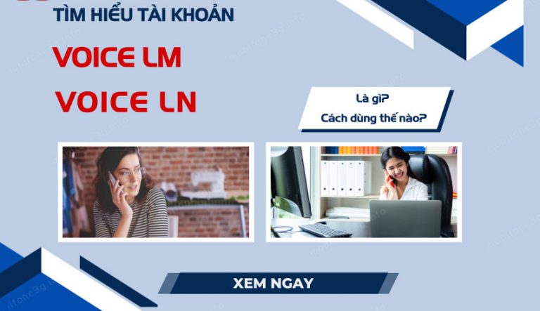 tài khoản VOICELN SMSLN MobiFone