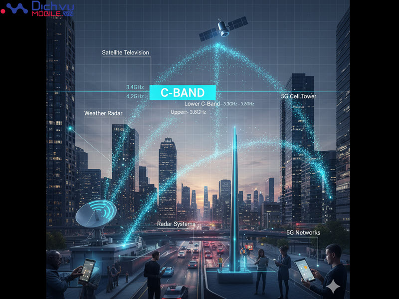 C-Band là gì? Giải thích khái niệm rõ ràng