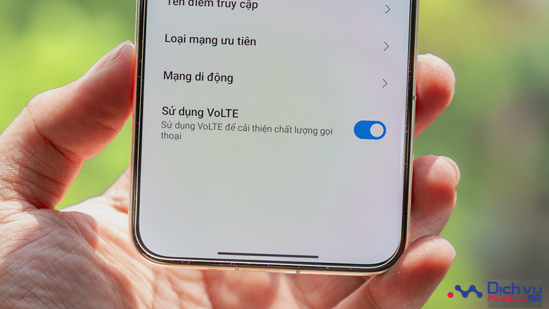 VoLTE trên điện thoại Android phổ biến