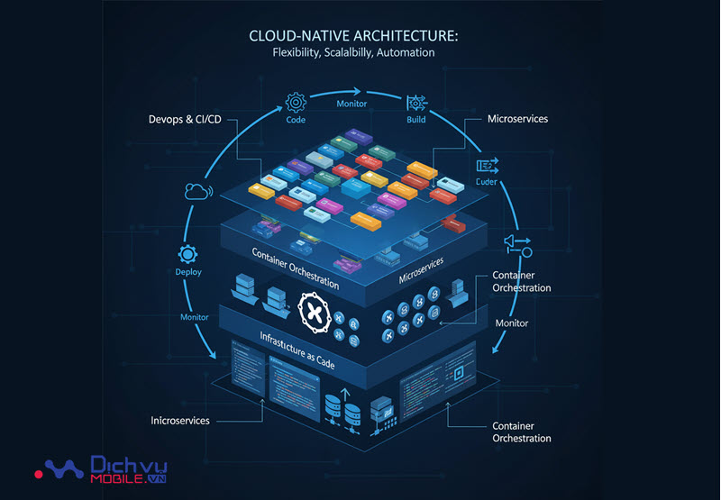 Cách hoạt động của kiến trúc Cloud-Native