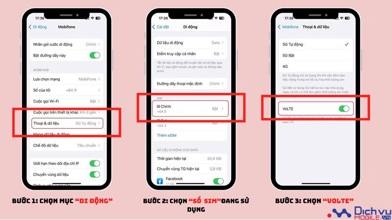 Hướng dẫn bật VoLTE trên điện thoại