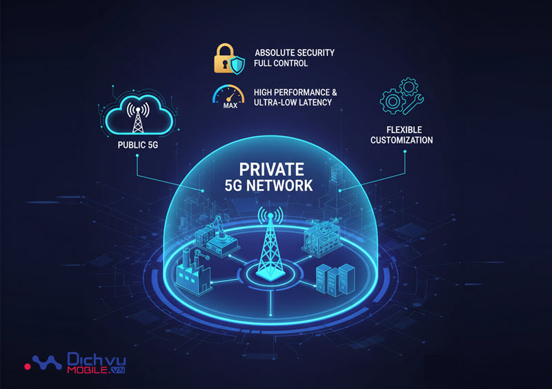 Mạng 5G riêng đang phát triển tại Việt Nam