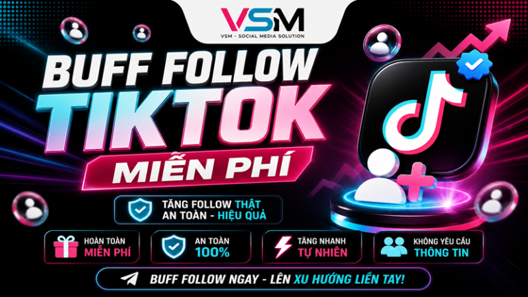 Buff follow Tiktok VSM